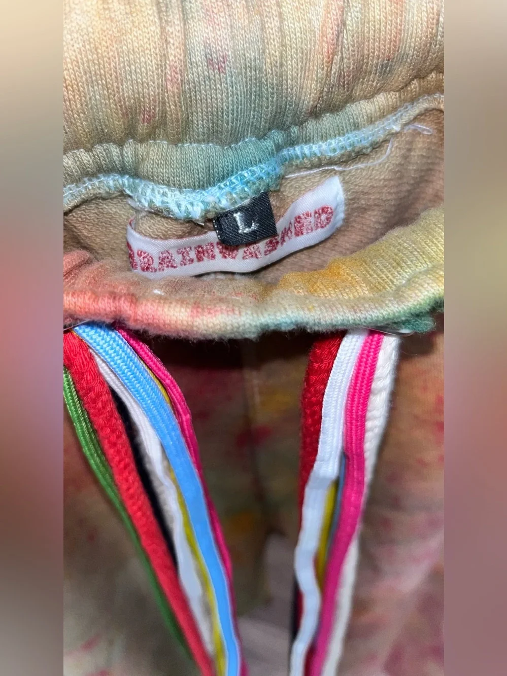 NWOT tie dye French terry size large  brainwashed brand streetwear joggers new 🆕